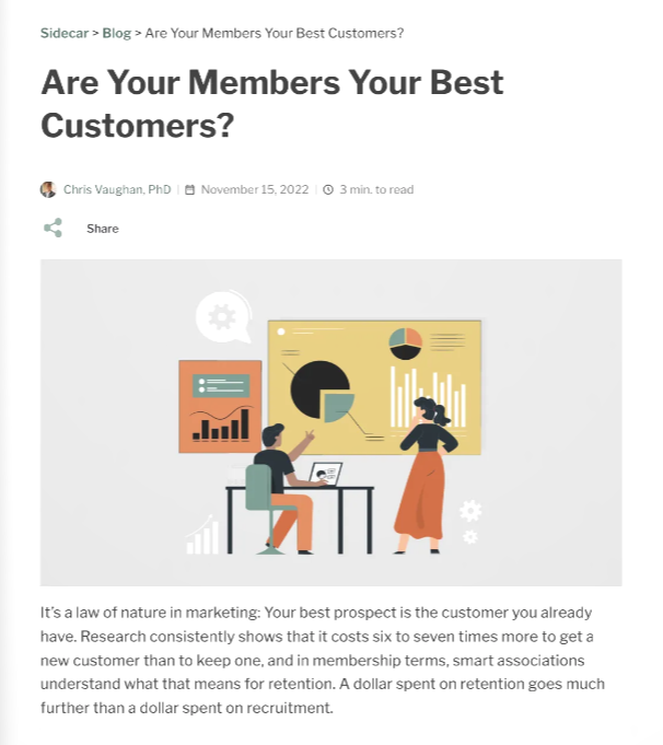 Are Your Members Your Best Customers (Sidecar)