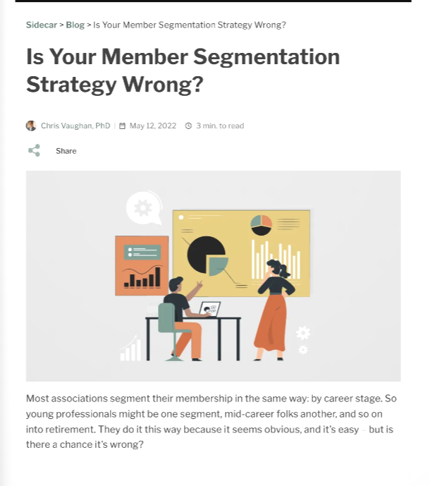 Is Your Member Segmentation Strategy Wrong? (Sidecar)