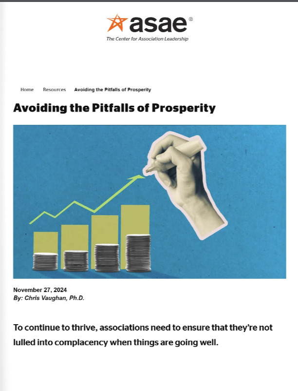Avoiding The Pitfalls Of Prosperity (Asae)