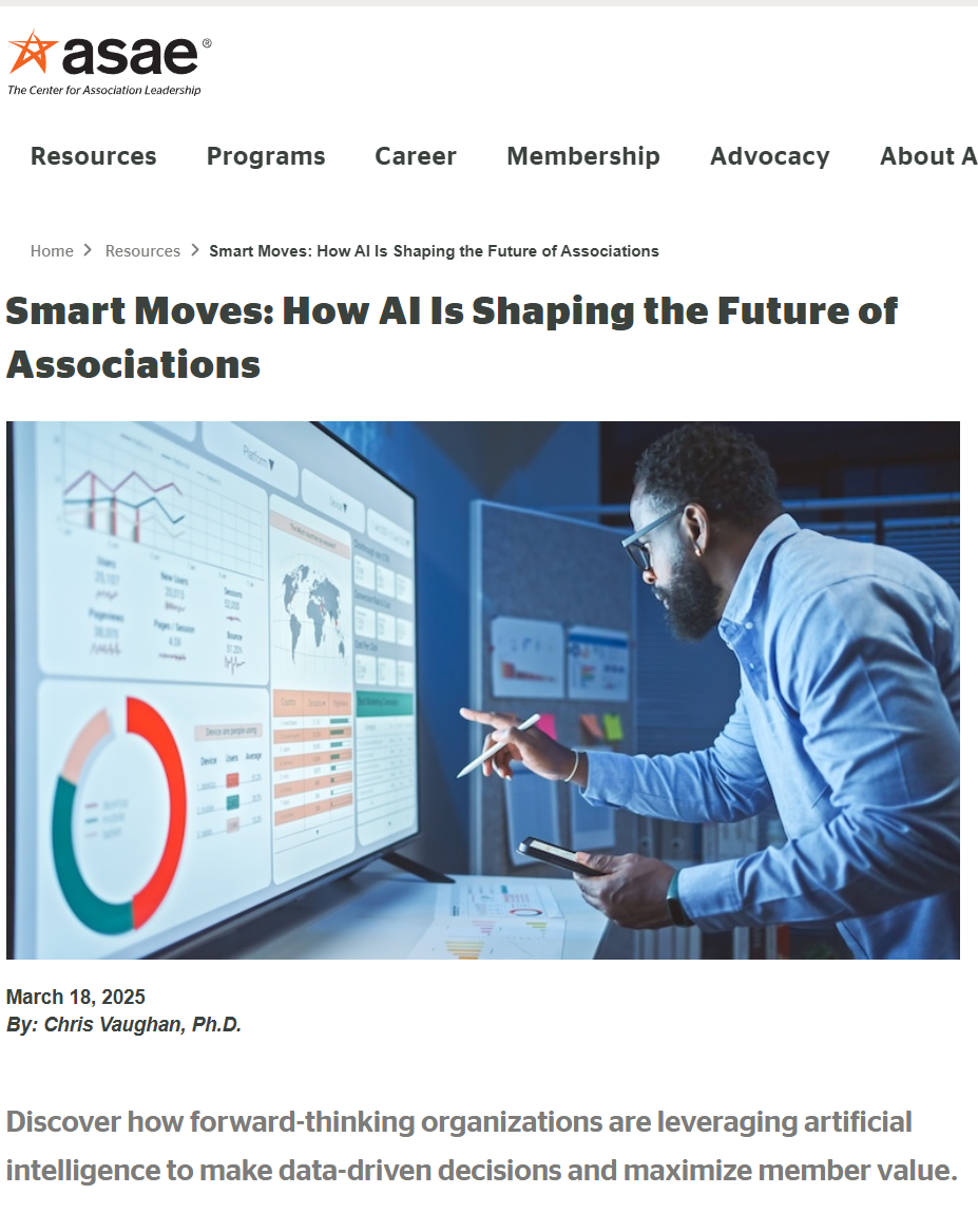 Smart Moves: How Ai Is Shaping The Future Of Associations (Asae)